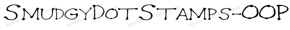 SmudgyDotStamps-OOP字体转换