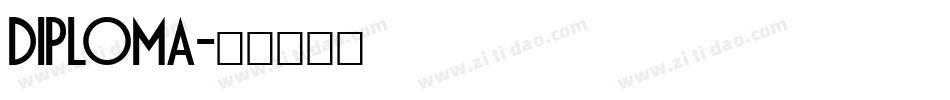 Diploma字体转换