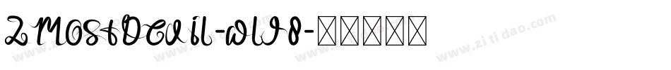 ZMostDevil-wlJ8字体转换