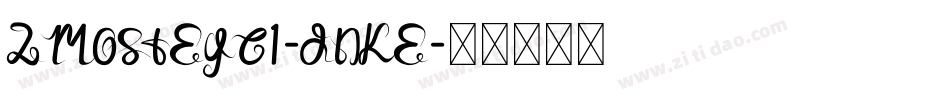 ZMostEye1-dnKE字体转换