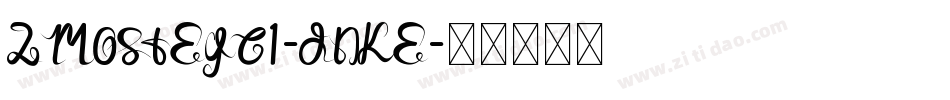 ZMostEye1-dnKE字体转换