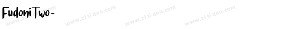 FudoniTwo字体转换