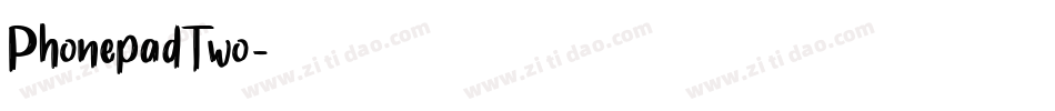 PhonepadTwo字体转换