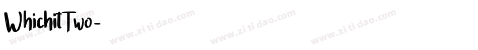 WhichitTwo字体转换