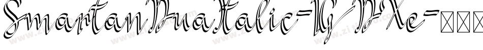 SmartanDuaItalic-1GDXe字体转换