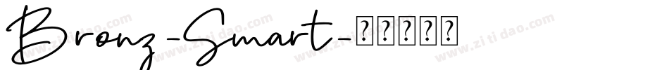 Bronz-Smart字体转换