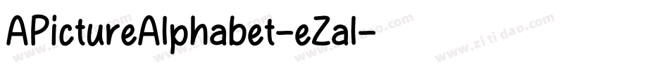 APictureAlphabet-eZal字体转换 APictureAlphabet-eZal字体转换
