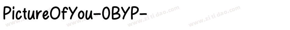 PictureOfYou-0BYP字体转换