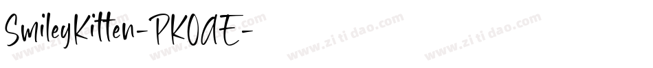 SmileyKitten-PKOAE字体转换
