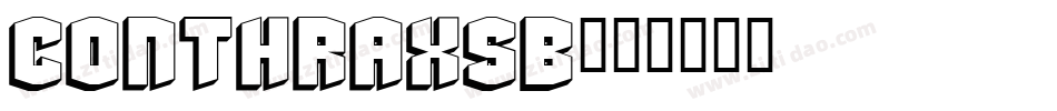 conthraxsb字体转换