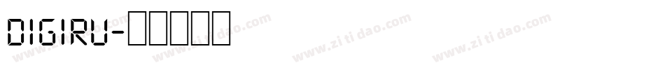 DIGIRU字体转换