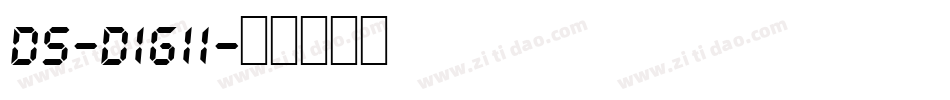 DS-DIGII字体转换