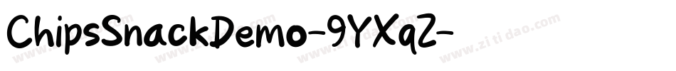 ChipsSnackDemo-9YXqZ字体转换