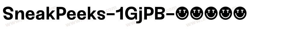 SneakPeeks-1GjPB字体转换