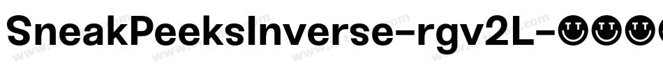 SneakPeeksInverse-rgv2L字体转换