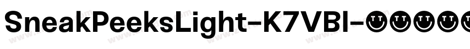 SneakPeeksLight-K7VBl字体转换