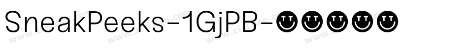 SneakPeeks-1GjPB字体转换