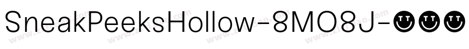 SneakPeeksHollow-8MO8J字体转换