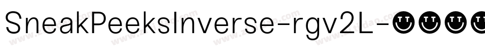 SneakPeeksInverse-rgv2L字体转换