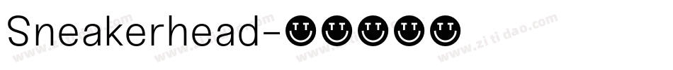 Sneakerhead字体转换
