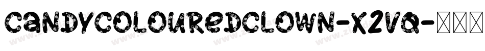 Candycolouredclown-x2vq字体转换