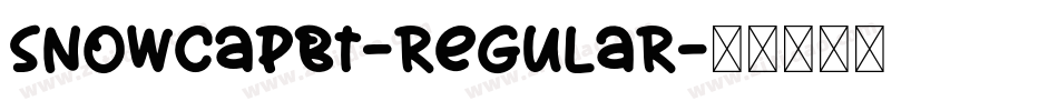 SnowCapBT-Regular字体转换