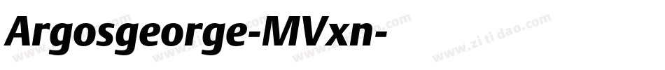 Argosgeorge-MVxn字体转换