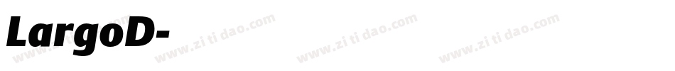 LargoD字体转换