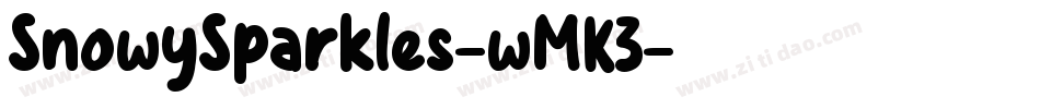 SnowySparkles-wMK3字体转换
