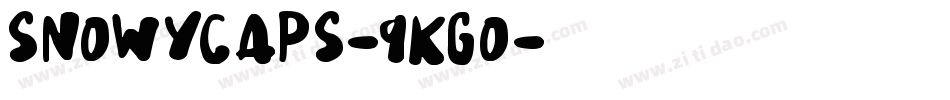 SnowyCaps-9Kg0字体转换