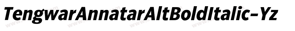 TengwarAnnatarAltBoldItalic-YzDo字体转换 TengwarAnnatarAltBoldItalic-YzDo字体转换