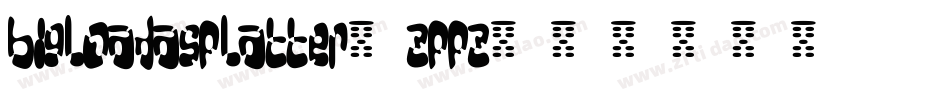 BigLoadaSplatter-ZpPZ字体转换