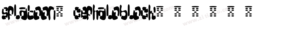 Splatoon-Cephaloblock字体转换