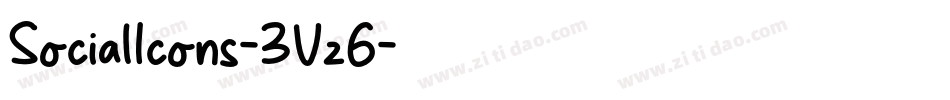 SocialIcons-3Vz6字体转换