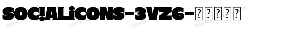 SocialIcons-3Vz6字体转换
