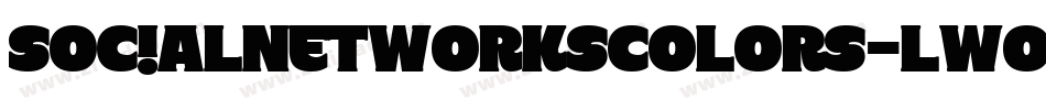 SocialNetworksColors-lwOZ字体转换