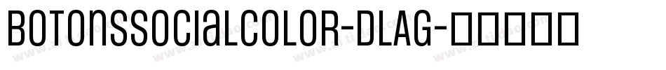 BotonsSocialColor-dLAg字体转换