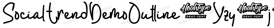 SocialTrendDemoOutline-Yzy1j字体转换