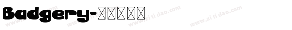 Badgery字体转换