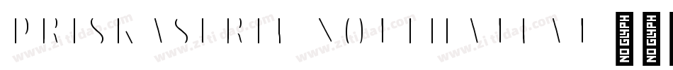 PriskaSerif-NotThatFat字体转换