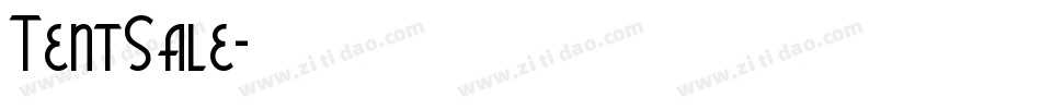 TentSale字体转换