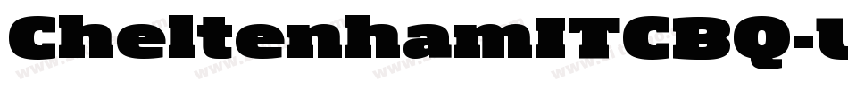 CheltenhamITCBQ-Ultra字体转换