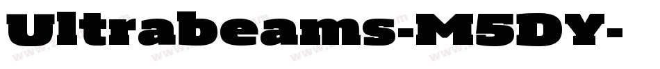 Ultrabeams-M5DY字体转换