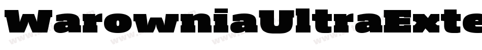 WarowniaUltraExtendedOblique-YLM4字体转换