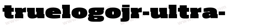 truelogojr-ultra字体转换 truelogojr-ultra字体转换