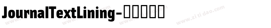 JournalTextLining字体转换