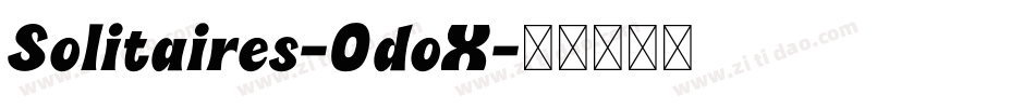 Solitaires-0doX字体转换