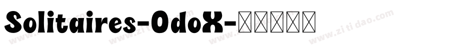 Solitaires-0doX字体转换