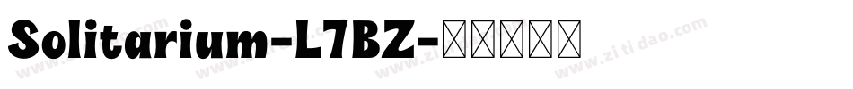 Solitarium-L7BZ字体转换