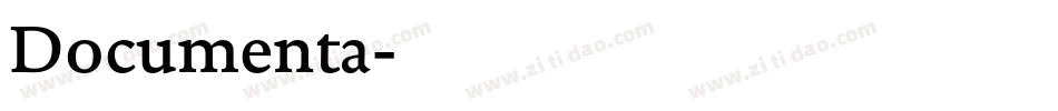 Documenta字体转换